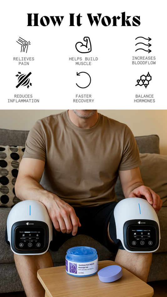 Smart Red Light Therapy Hand Massager