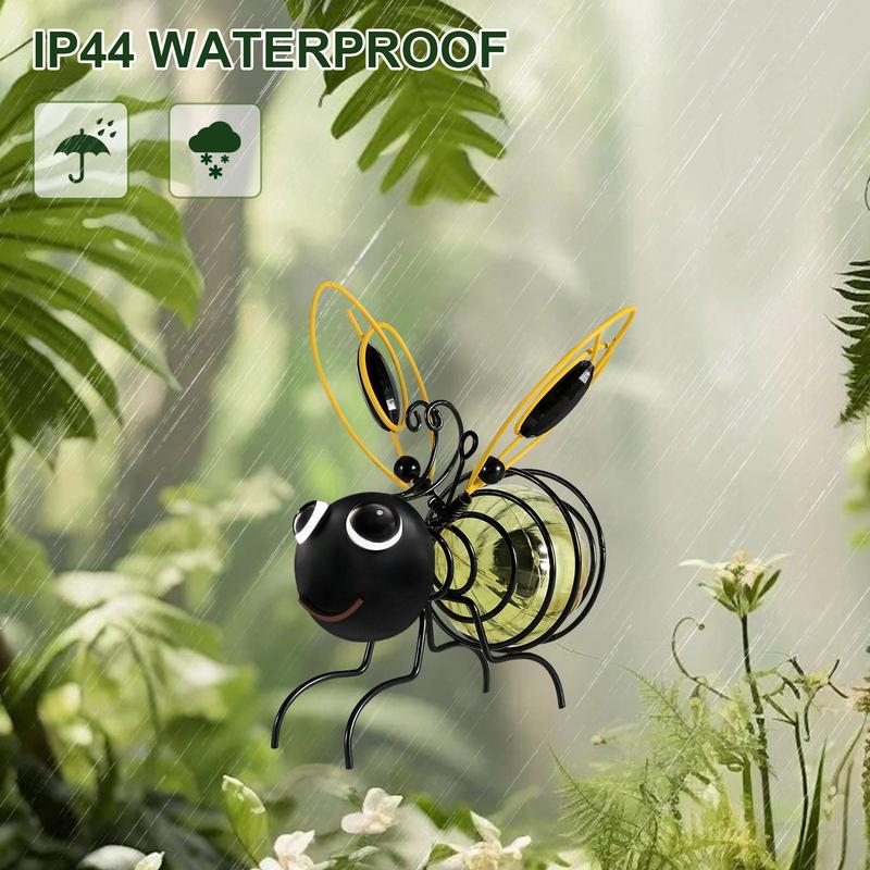 Solar Hanging Bee Lantern — Outdoor Garden Light IP44 Waterproof