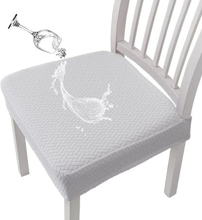 Jacquard Chair Seat Cover – Waterproof, Non-Slip, Machine Washable