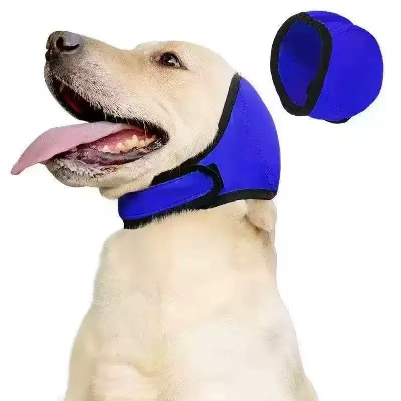 Calming Dog Ear Wrap – Sound Dampening for Thunder, Fireworks