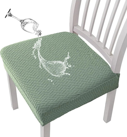 Jacquard Chair Seat Cover – Waterproof, Non-Slip, Machine Washable