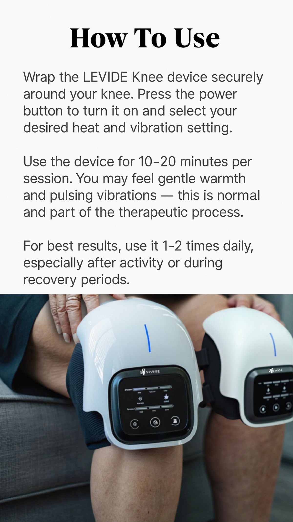 Smart Red Light Therapy Hand Massager