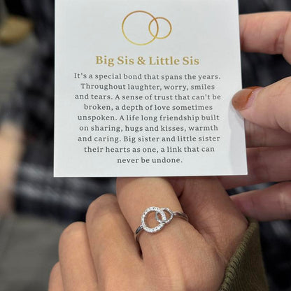Forever Connected Sister Ring – Meaningful Gift For Sisters