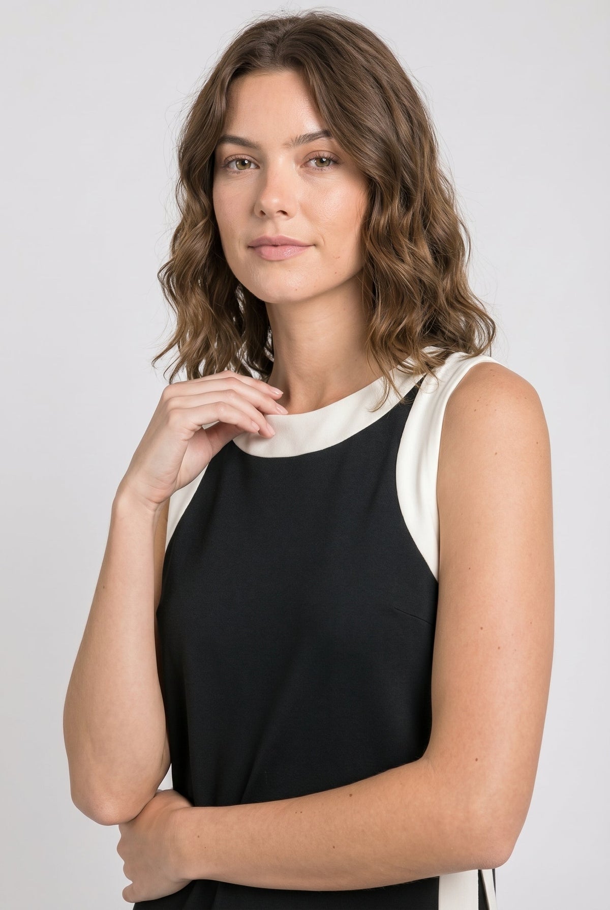 Two-Piece Open-Front Top & Shorts Set