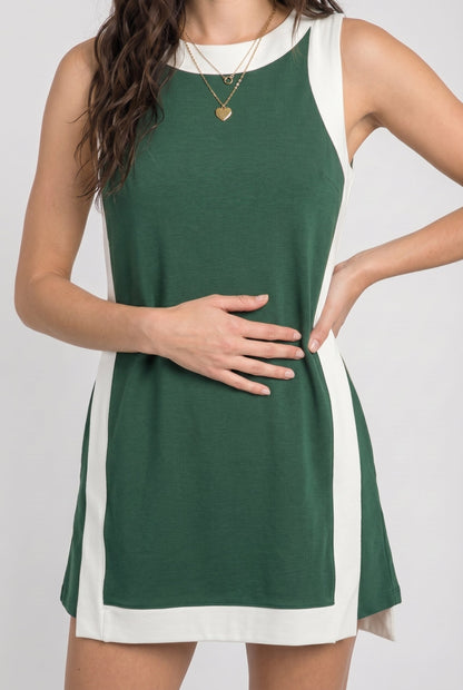 Two-Piece Open-Front Top & Shorts Set