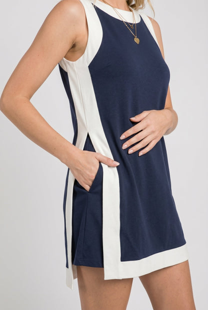 Two-Piece Open-Front Top & Shorts Set
