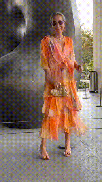 Women's Bohemian Maxi Dress – V-Neck Tiered Ruffles & Adjustable Waist Tie