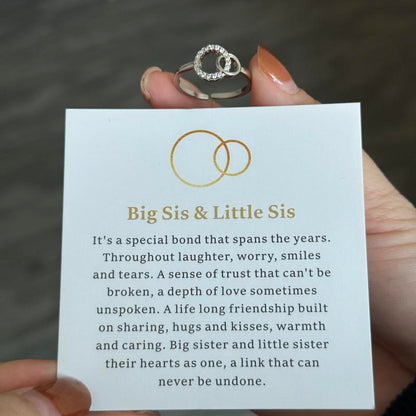 Forever Connected Sister Ring – Meaningful Gift For Sisters