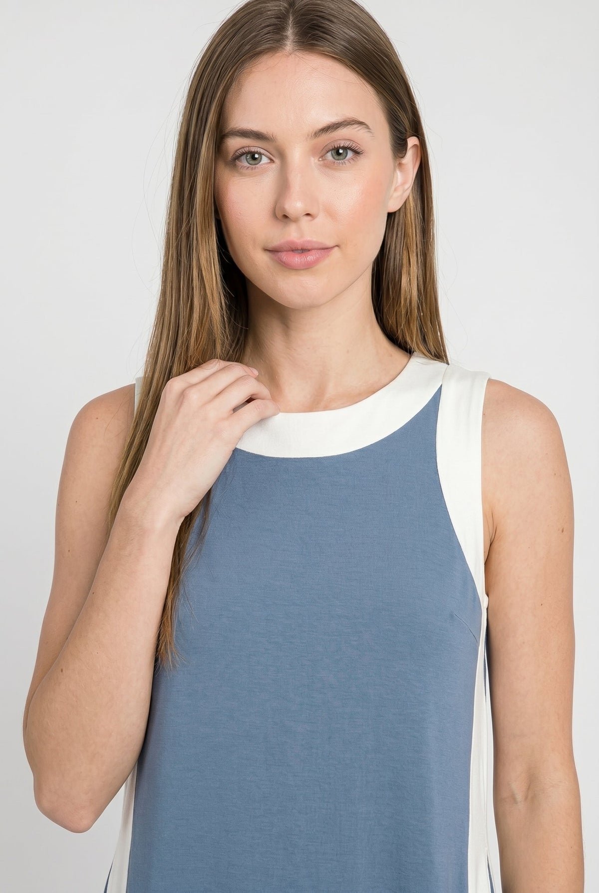 Two-Piece Open-Front Top & Shorts Set