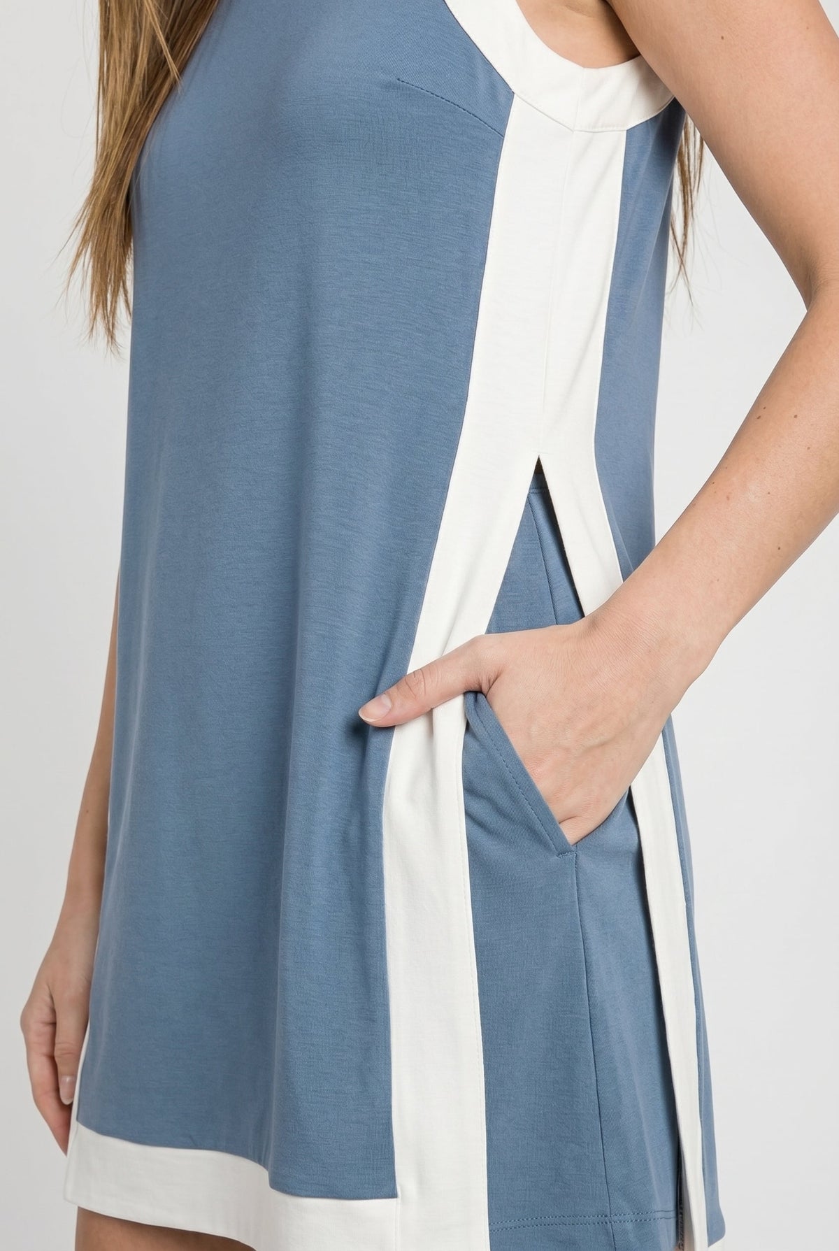 Two-Piece Open-Front Top & Shorts Set