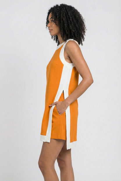 Two-Piece Open-Front Top & Shorts Set