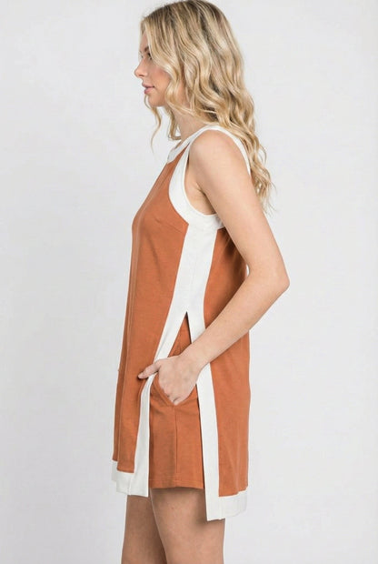 Two-Piece Open-Front Top & Shorts Set