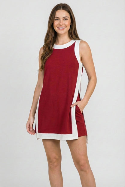 Two-Piece Open-Front Top & Shorts Set
