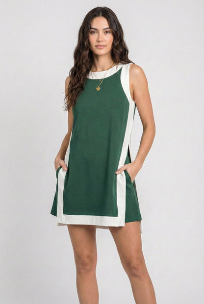 Two-Piece Open-Front Top & Shorts Set
