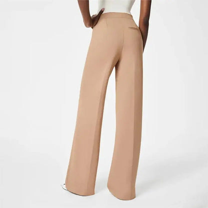 Elegant Wide Leg Pants – High Waist Stretch Trousers for Everyday Style