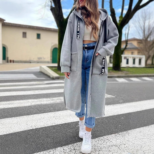 Women's Cozy Oversized Hooded Cardigan Coat