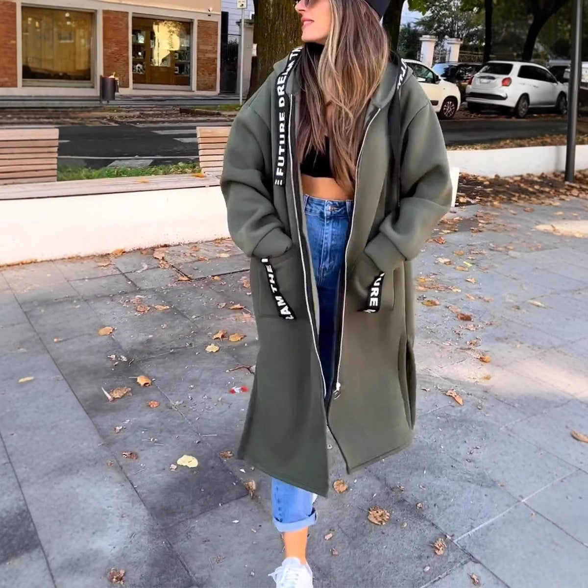 Women's Cozy Oversized Hooded Cardigan Coat