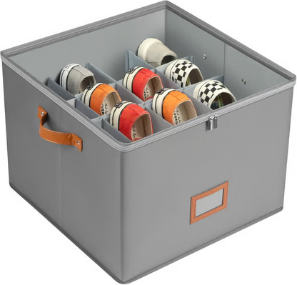 SpaceSaver Shoe Organizer – Multi-Compartment Storage Box