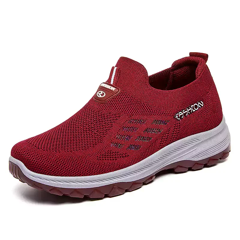 Women's Cloud Comfort Walking Shoes – Lightweight Breathable Slip-On Sneakers