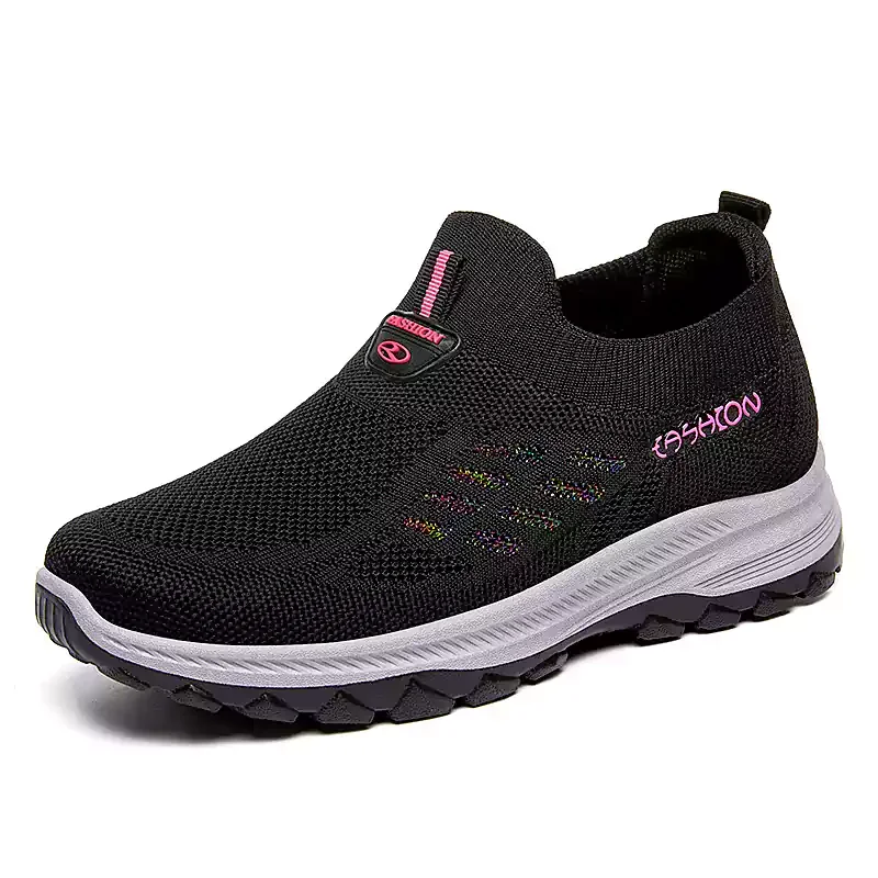 Women's Cloud Comfort Walking Shoes – Lightweight Breathable Slip-On Sneakers