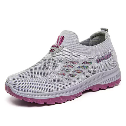 Women's Cloud Comfort Walking Shoes – Lightweight Breathable Slip-On Sneakers