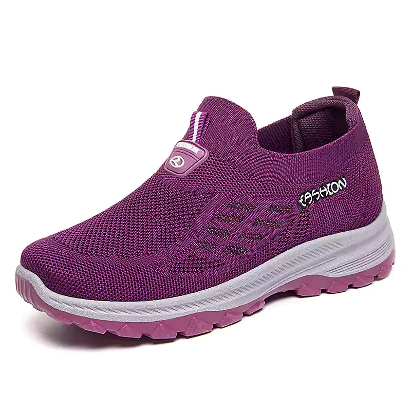 Women's Cloud Comfort Walking Shoes – Lightweight Breathable Slip-On Sneakers