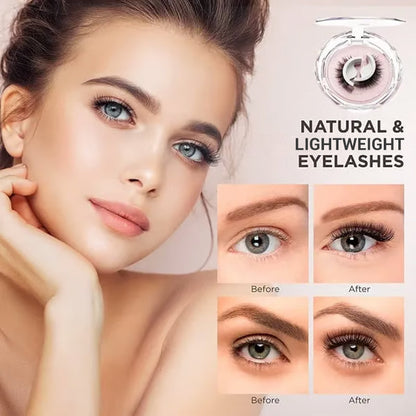 3-Second Self-Adhesive Lashes – No Glue Needed, 3 Pairs