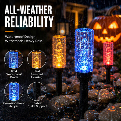 CrystalGlow Solar Pathway Lights – Automatic Outdoor Garden Lights
