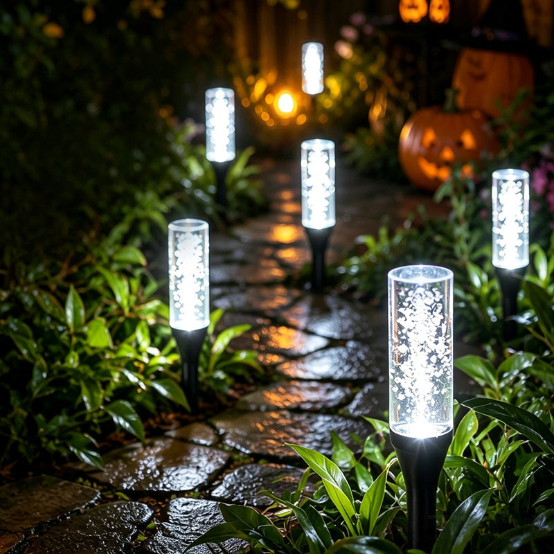 CrystalGlow Solar Pathway Lights – Automatic Outdoor Garden Lights