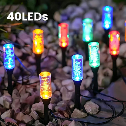 CrystalGlow Solar Pathway Lights – Automatic Outdoor Garden Lights